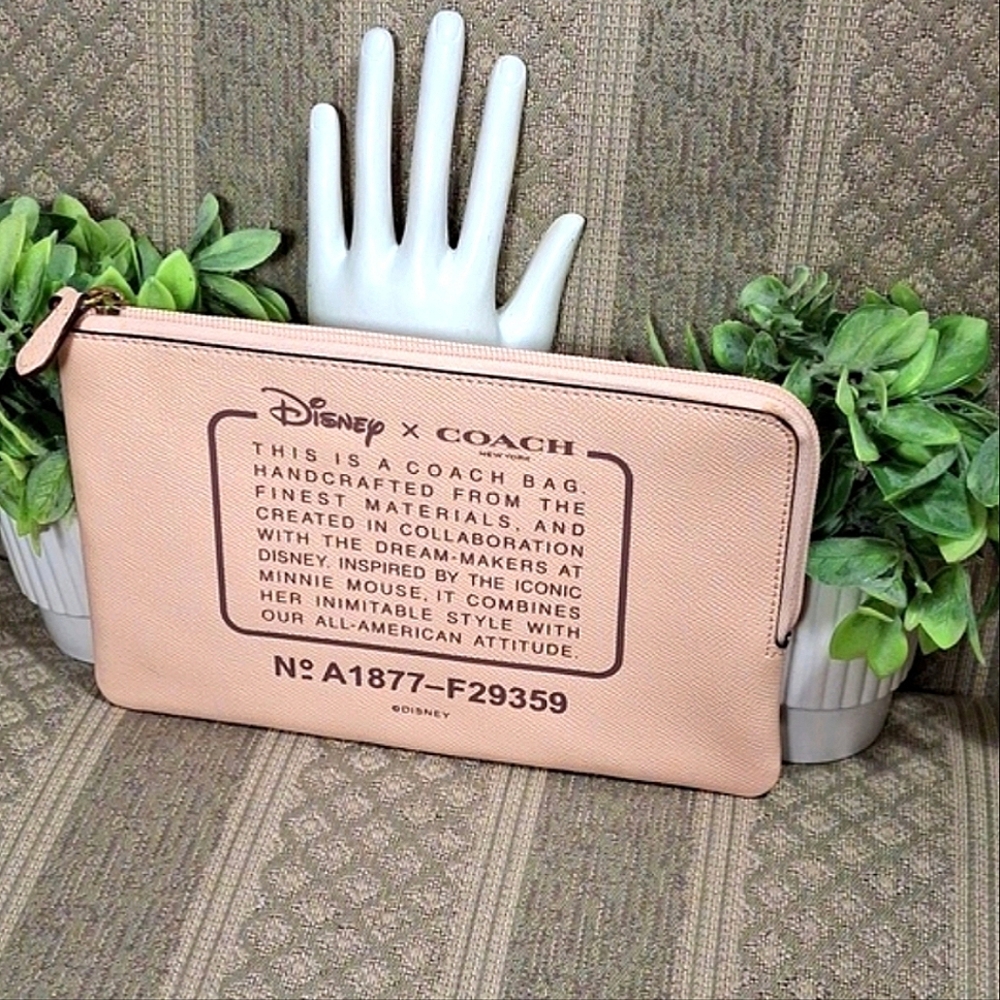 Coach X Disney Safiano Leather Clutch Pouch - Picture 16 of 16